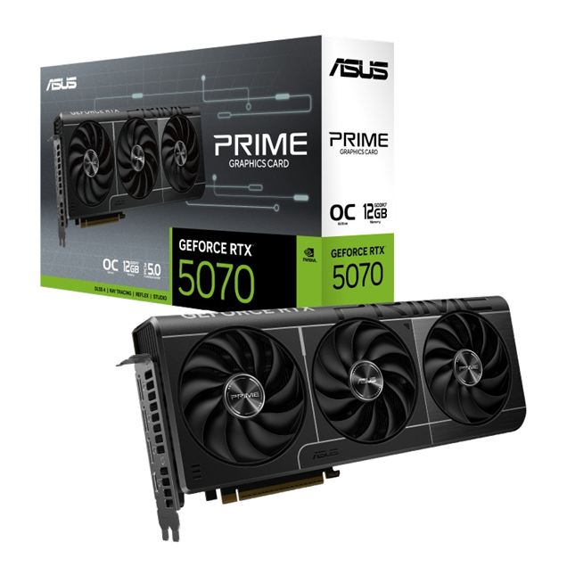 ASUS GeForce RTX 5070 Prime OC 12GB GDDR7 Graphics Card